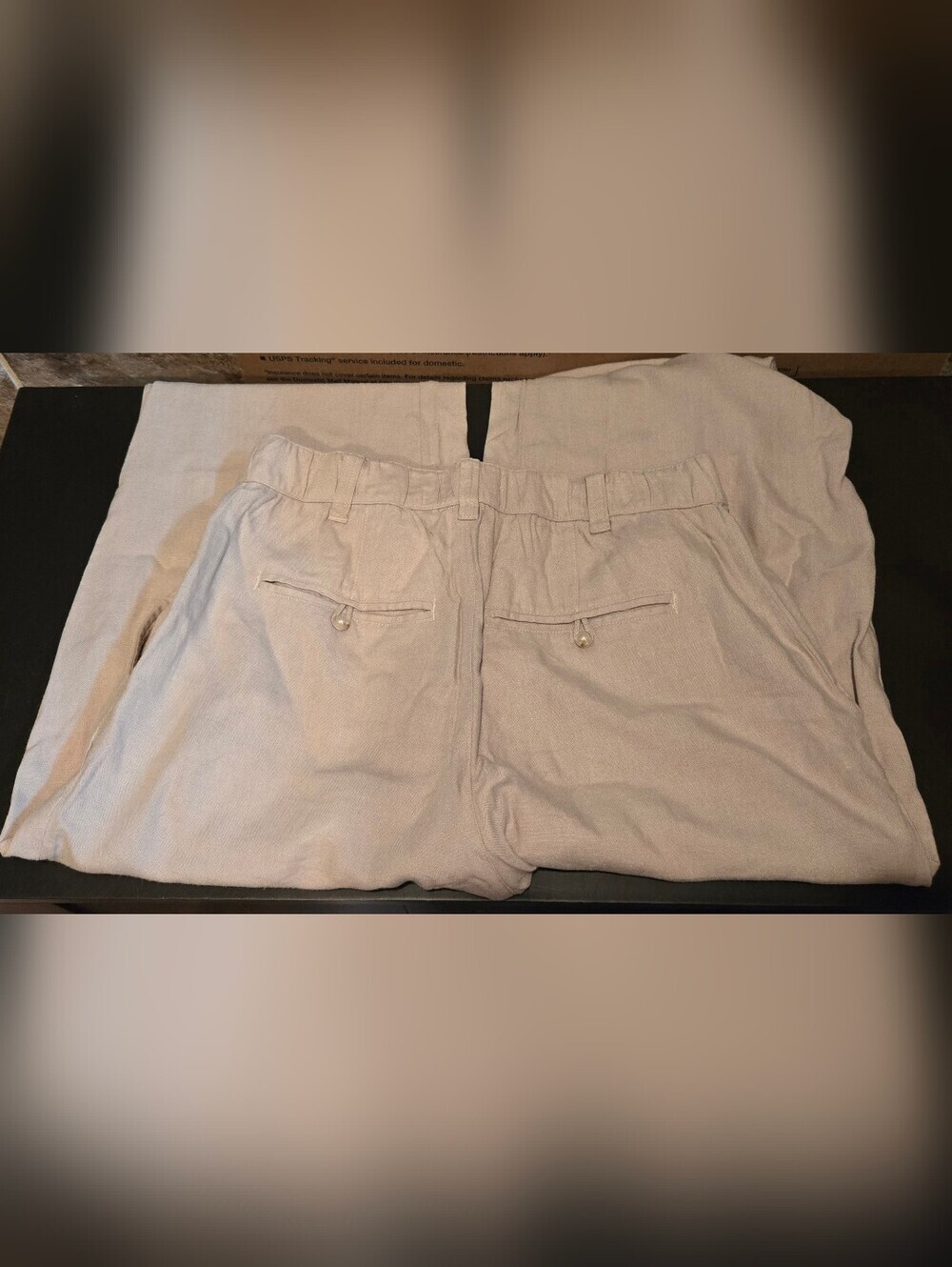 The Normal Brand Leukos Linen-Blend Trouser in Sandstone - Picture 5 of 7